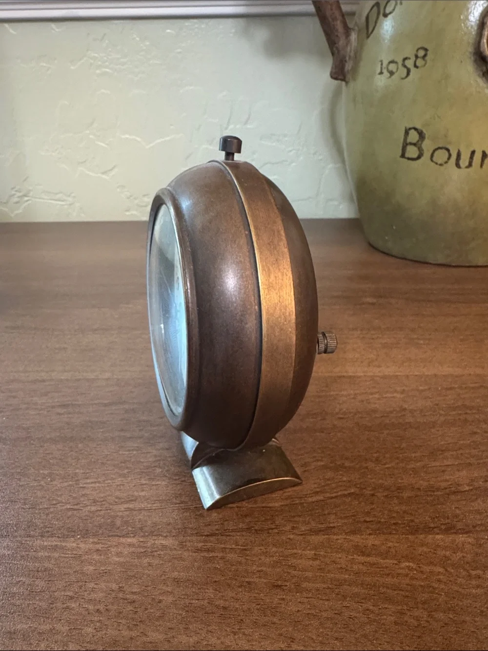Bronze Round Table Clock - Home Wall Decor